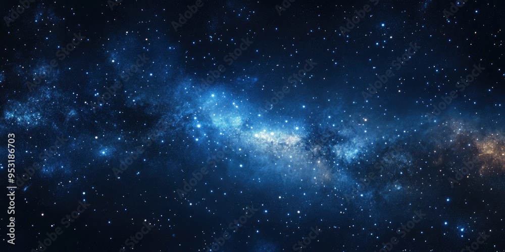 A starry night sky looks best against the backdrop of a dark cosmic space. A starry night sky looks best against the backdrop of a dark cosmic space.