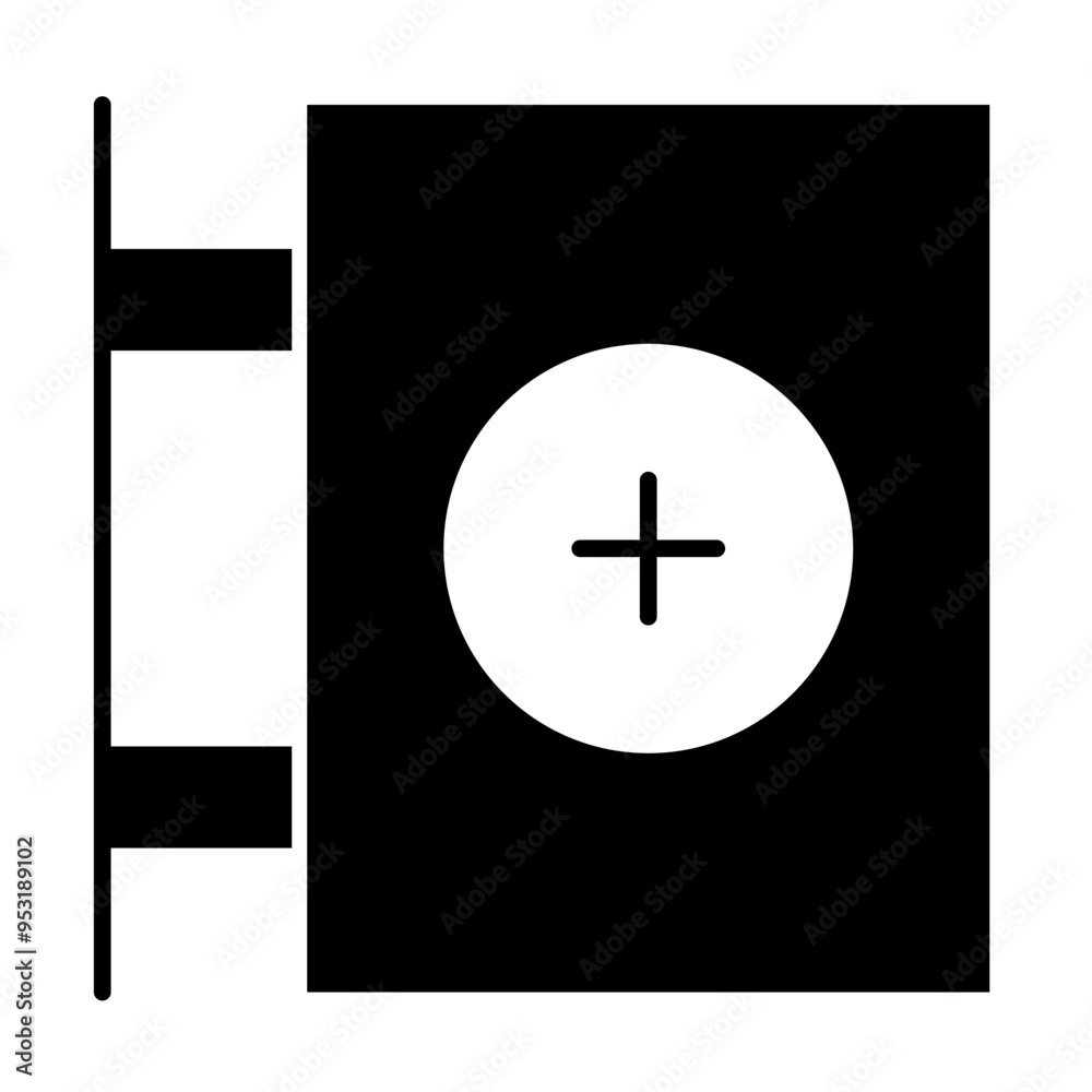 sign post of healthy care with simple icons sign post of healthy care with simple icons