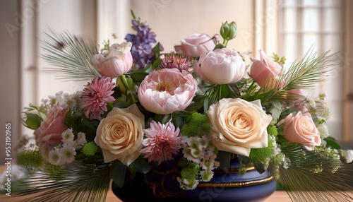 Pink, yellow, white, green flower arrangement, candles, fresh, spring, summer, colorful, bunch, beauty, fragrant, smell, blooming, blooms, vibrant, petals, blossom, bunch, floral, flowers