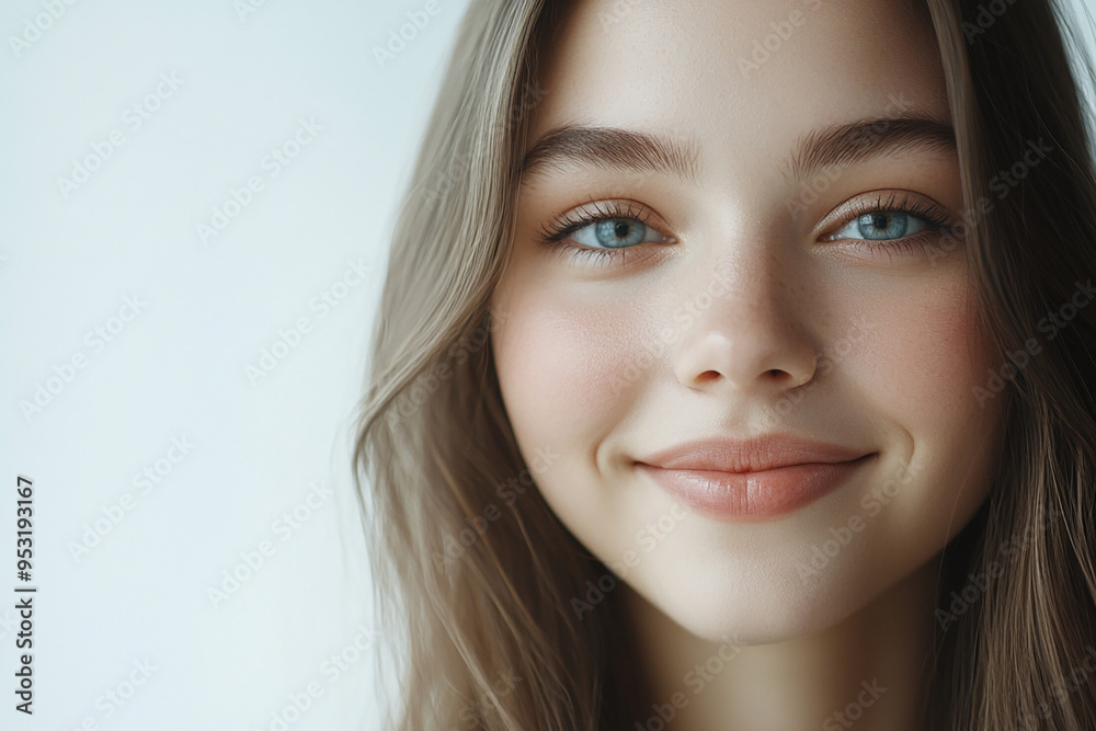 Close up portrait of a woman Close up portrait of a woman