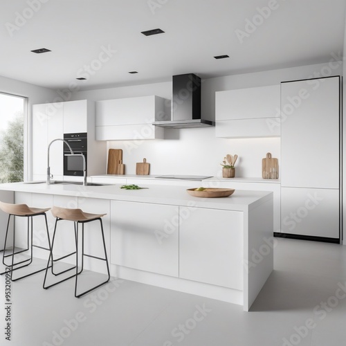 modern kitchen interior