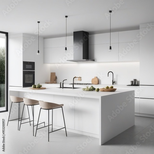 modern kitchen interior
