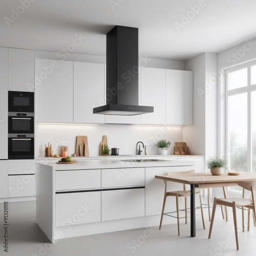 modern kitchen interior