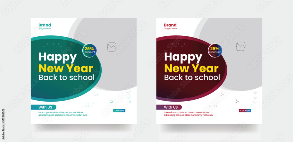 Admission social media post design back to school children banner design flyer template Admission social media post design back to school children banner design flyer template