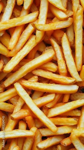 Close-up of french fries, food photography, restaurant, social media post, recipe, snack