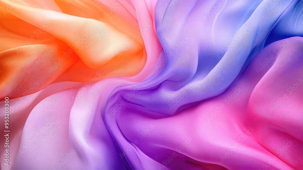 A vibrant, abstract background of soft, flowing fabric in multiple colors, creating a sense of movement and fluidity. A vibrant, abstract background of soft, flowing fabric in multiple colors, creating a sense of movement and fluidity.