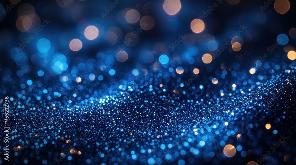Shimmering blue glitter backdrop. Shimmering blue glitter backdrop.