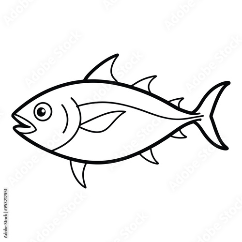 fish on a white background