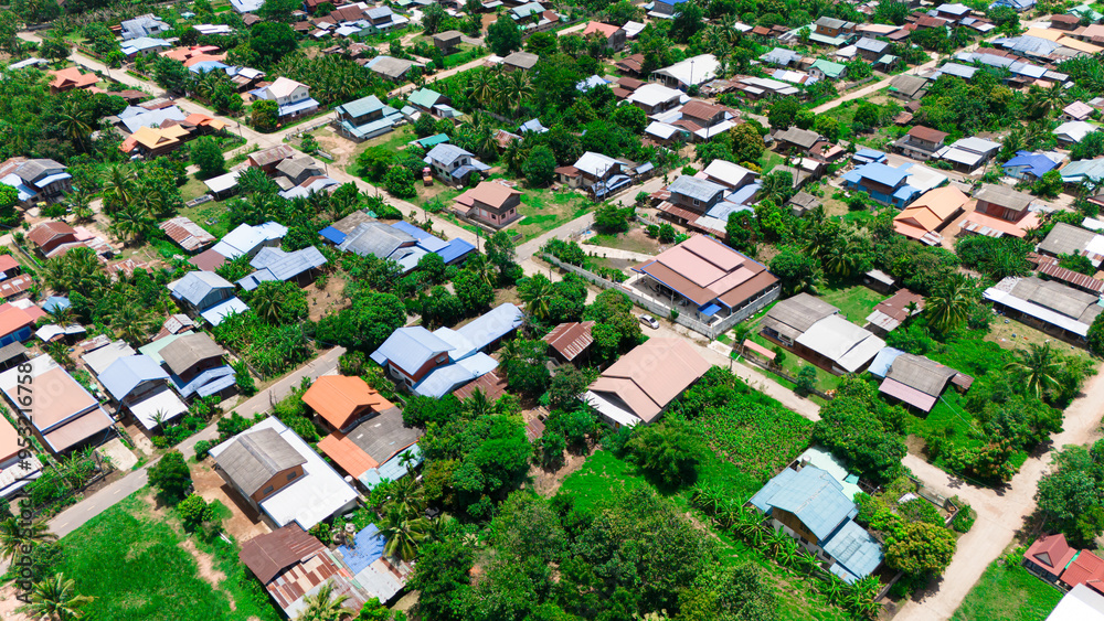 Fototapeta premium aerial view of the city