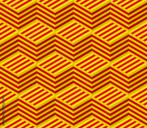 catalonia flag box pattern. vector illustration