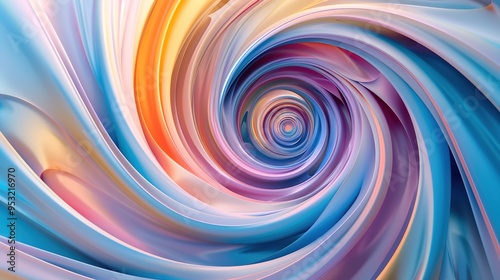 pastel spiral wallpaper