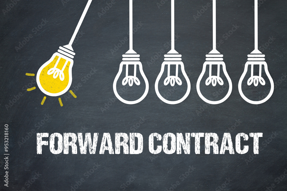 Fototapeta premium Forward Contract 