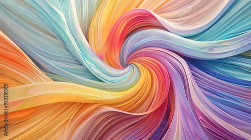 Wallpaper Mural pastel spiral wallpaper Torontodigital.ca