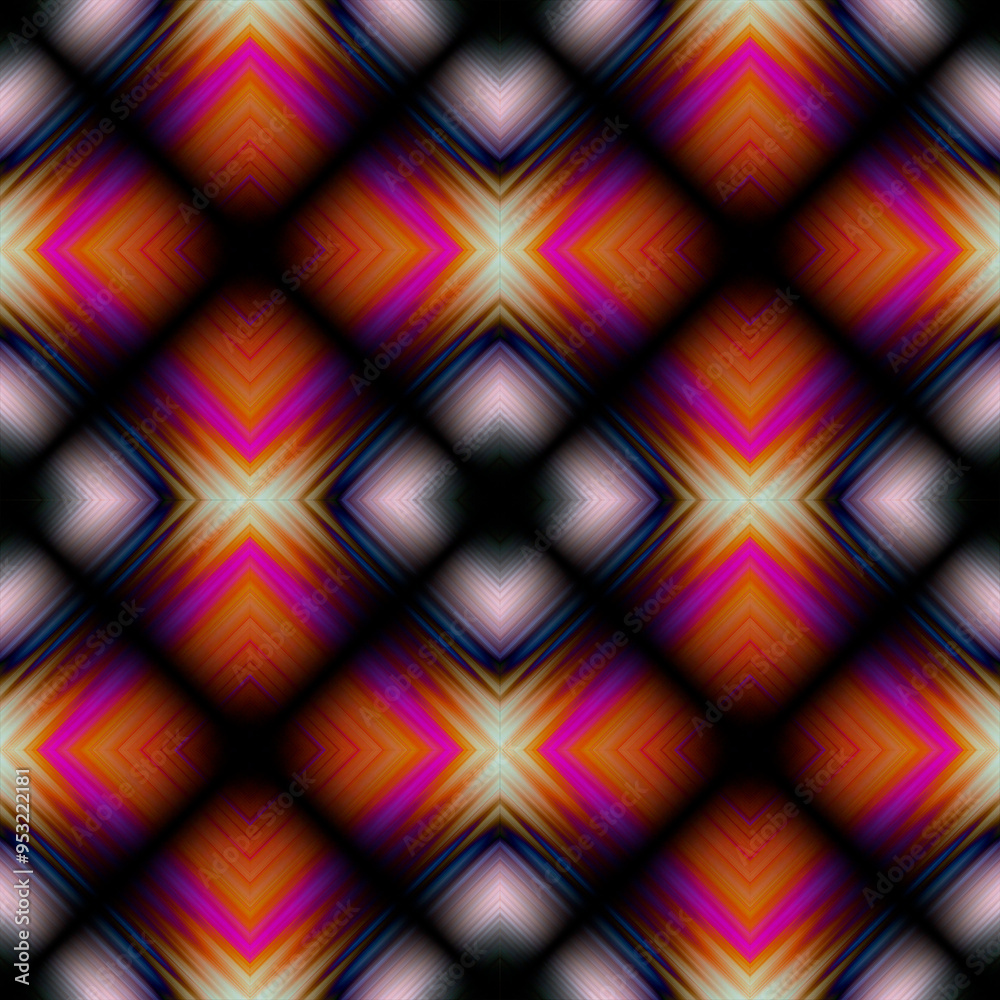 Obraz premium Multicolor abstract pattern, kaleidoscope style.