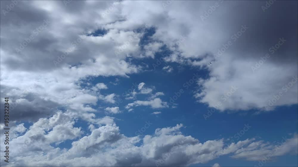 Beautiful landscape of clouds in the central hours Beautiful landscape of clouds in the central hours