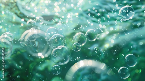 bubbles underwater wallpaper