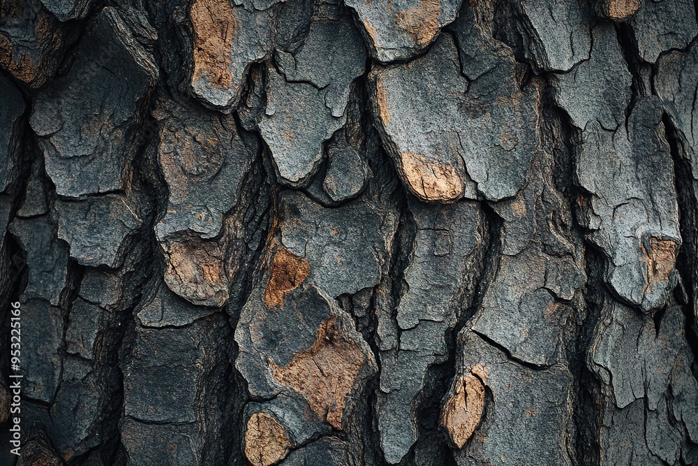 Close-up of rough tree bark texture with natural patterns Close-up of rough tree bark texture with natural patterns