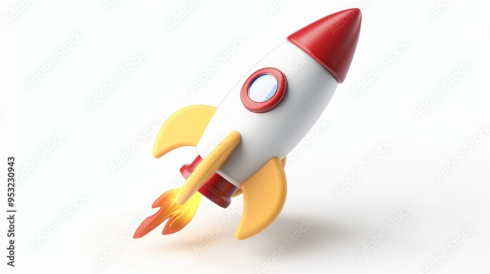 Cartoon Rocket Ship Taking Off Cartoon Rocket Ship Taking Off