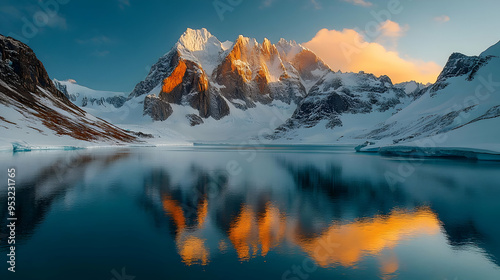A stunning reflection of sn...