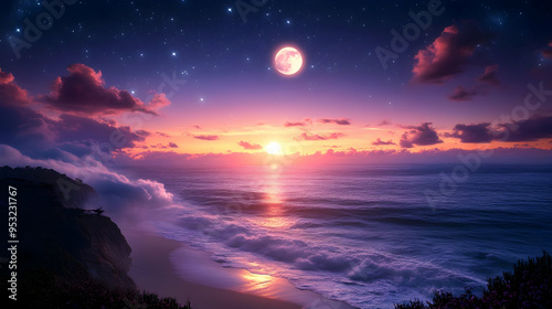 A stunning sunset over the ...