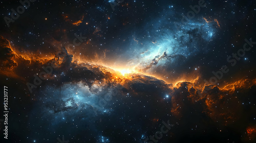 A stunning view of a nebula...
