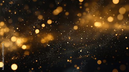 a black and gold background with some light shining through, high definition photo photo