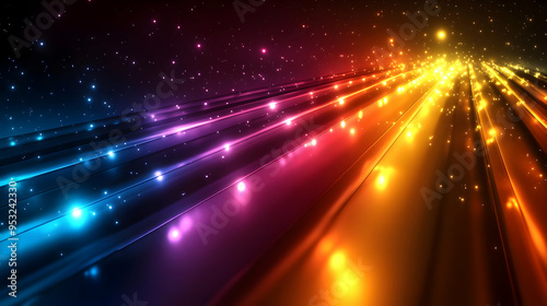 Abstract background with gl...