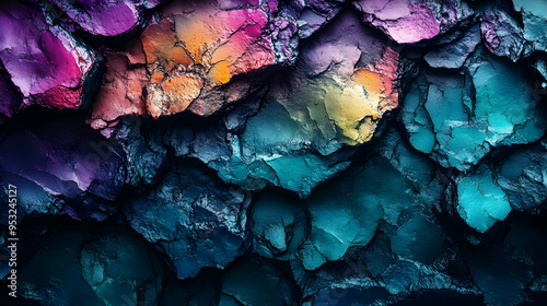 Abstract colorful textured ...