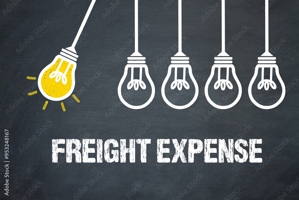 Fototapeta premium Freight Expense 