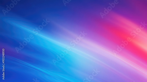 Fototapeta Naklejka Na Ścianę i Meble -  abstract blurred background with vibrant gradients of blue, purple, and red, creating a smooth and dreamy visual effect, high definition image