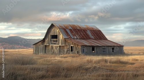 rustic barn wallpaper