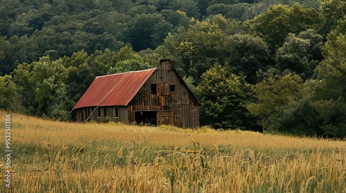 rustic barn wallpaper