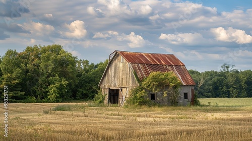 rustic barn wallpaper