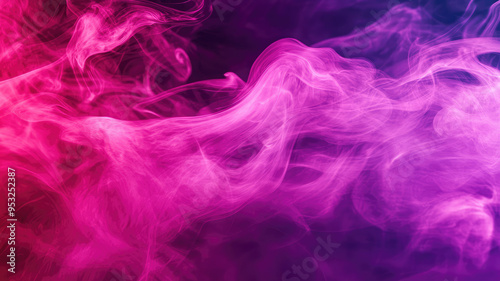 smoke background with vibrant, fuchsia smoke creating artistic shapes, high definition image