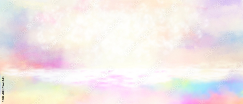 Watercolor paint like gradient background pastel ombre style. Iridescent template for brochure, banner, wallpaper, mobile screen. Neon hologram theme Watercolor paint like gradient background pastel ombre style. Iridescent template for brochure, banner, wallpaper, mobile screen. Neon hologram theme