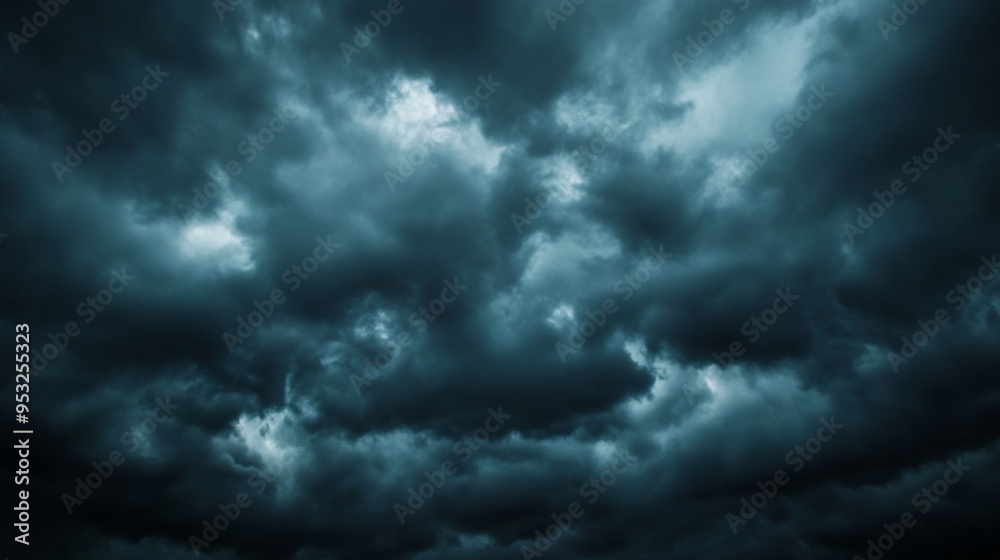 暗い曇り空 暗い曇り空