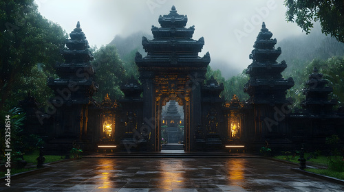 Ancient Temple Gateway in R...