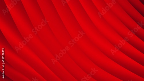 Red curved lines with gradient effect, suitable for abstract backgrounds, digital designs, web banners, and technologythemed projects. Creative and versatile. photo