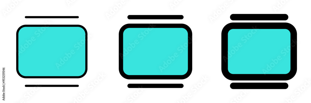 Editable vector ui card, slide icon. Part of a big icon set family. Perfect for web and app interfaces, presentations, infographics, etc Editable vector ui card, slide icon. Part of a big icon set family. Perfect for web and app interfaces, presentations, infographics, etc