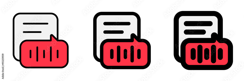 Editable text-to-speech vector icon. Part of a big icon set family. Perfect for web and app interfaces, presentations, infographics, etc Editable text-to-speech vector icon. Part of a big icon set family. Perfect for web and app interfaces, presentations, infographics, etc