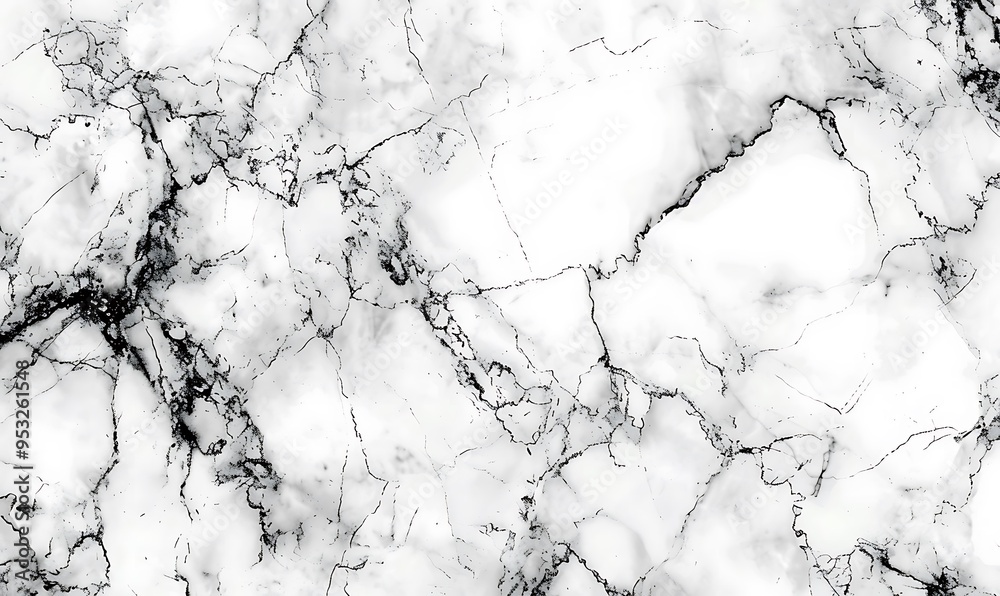 Fototapeta premium Smooth marble background with soft gray veins and