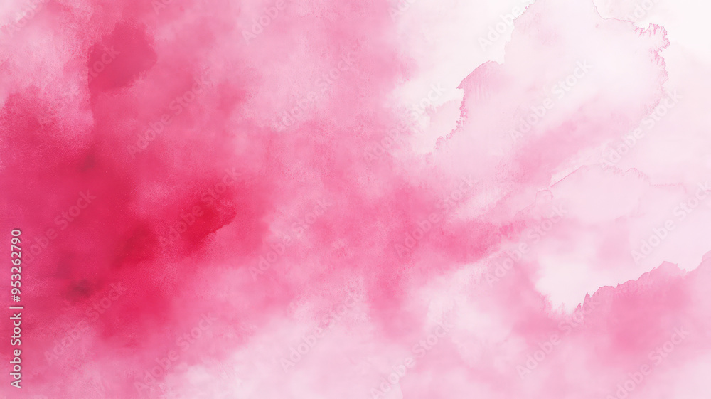 Fototapeta premium this image features an abstract pink watercolor background with soft and fluid textures, providing a delicate and soothing aesthetic ideal for creative and decorative use, high quality image