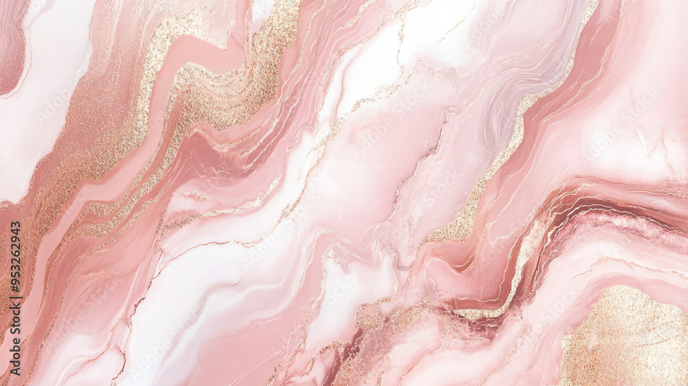 luxurious pink marble and rose gold background digital art, extremely detailed image luxurious pink marble and rose gold background digital art, extremely detailed image