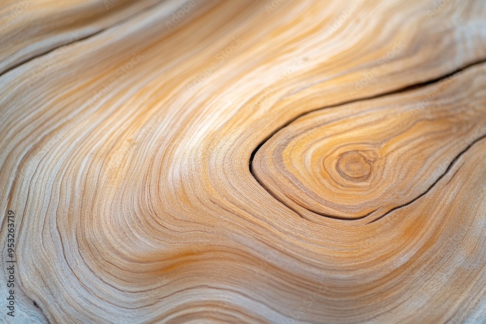 Texture Patterns On An Olive Wood Background