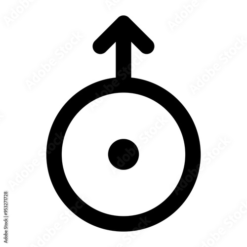 uranus, planet, solar system, unicode, astronomical, astronomy outline icon