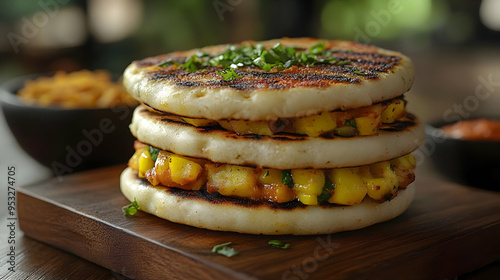 Close-up of a grilled sandw...