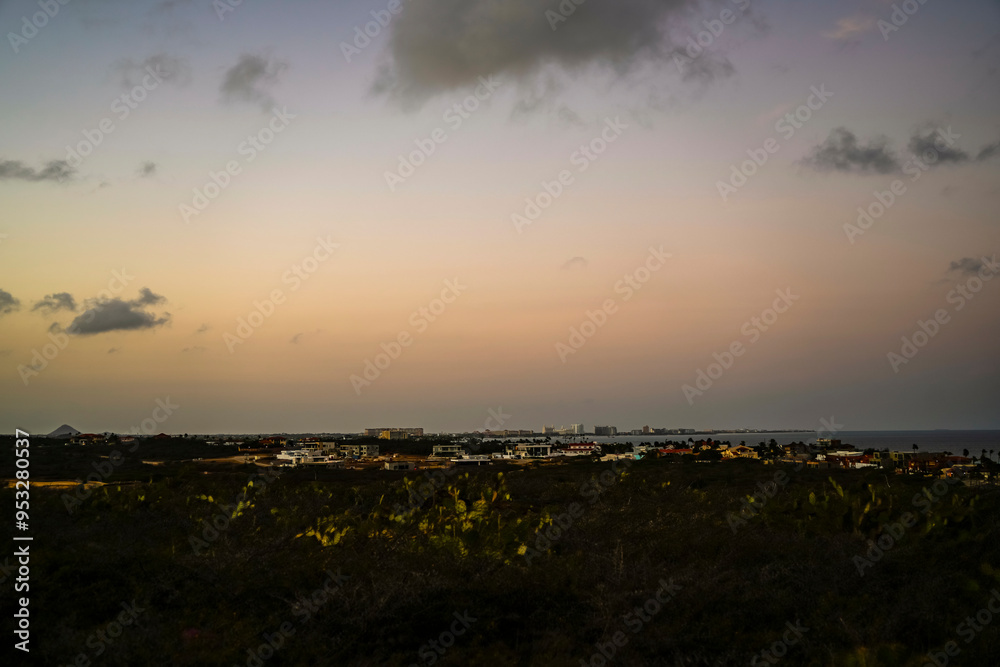 Obraz premium Aruba – picturesque view of a Caribbean island