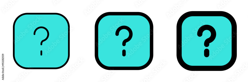 Editable vector question mark info square icon. Part of a big icon set family. Perfect for web and app interfaces, presentations, infographics, etc Editable vector question mark info square icon. Part of a big icon set family. Perfect for web and app interfaces, presentations, infographics, etc