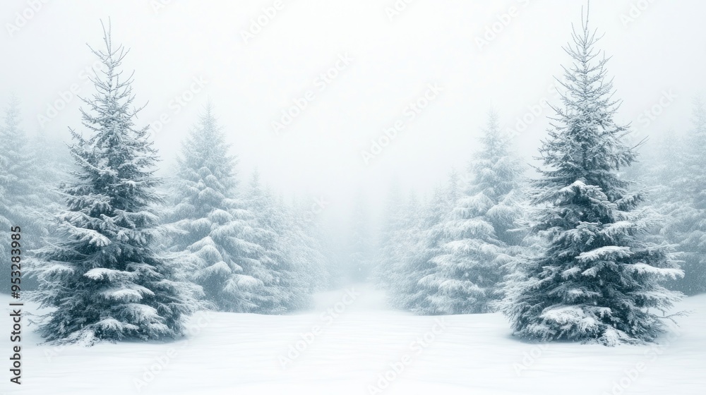 Fototapeta premium Snowy Forest