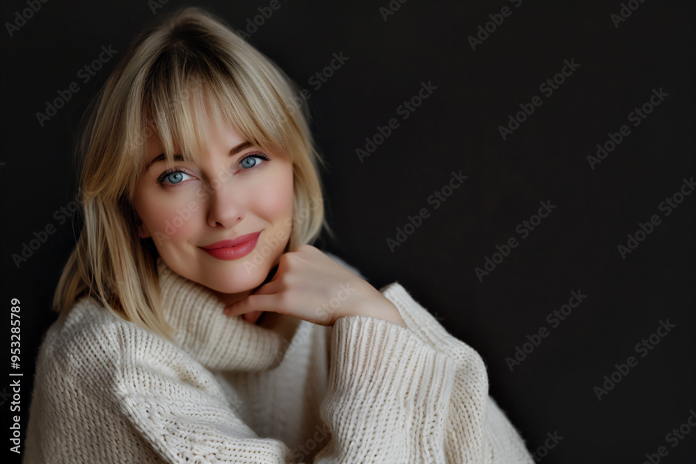 Retrato de una joven modelo